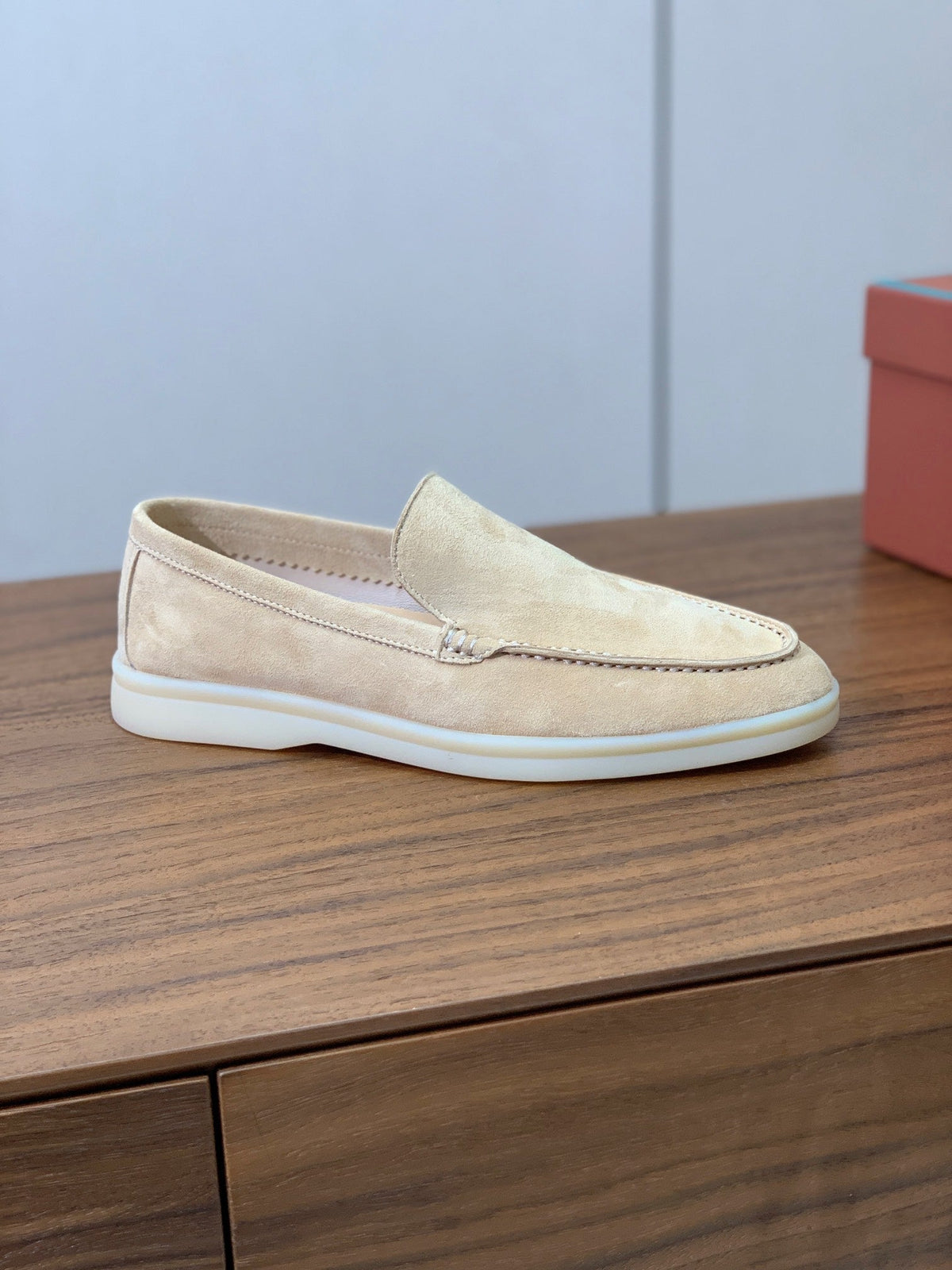 Loro Piana Glossy Cashmere Loafers
