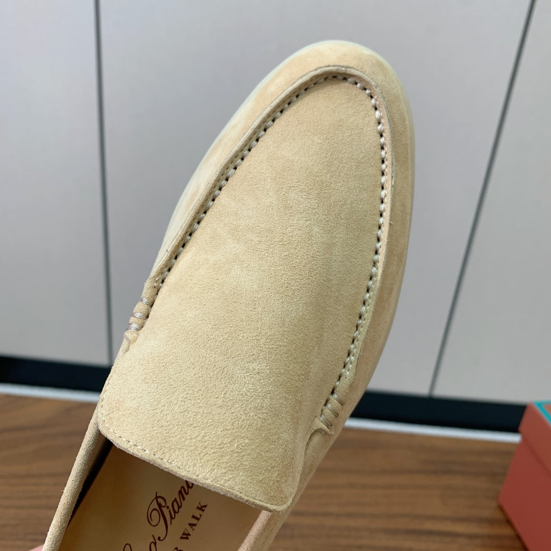 Loro Piana Glossy Cashmere Loafers