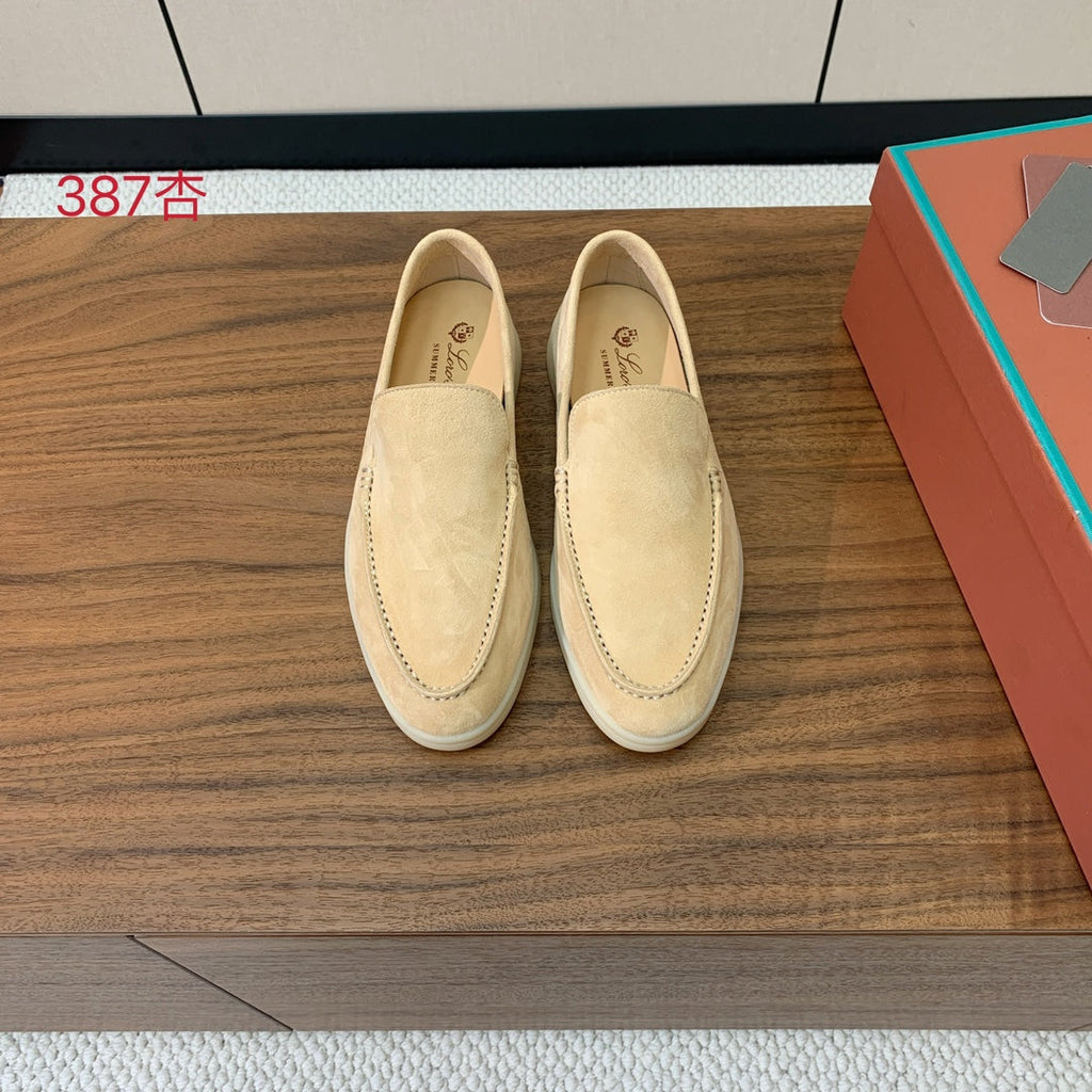 Loro Piana Glossy Cashmere Loafers