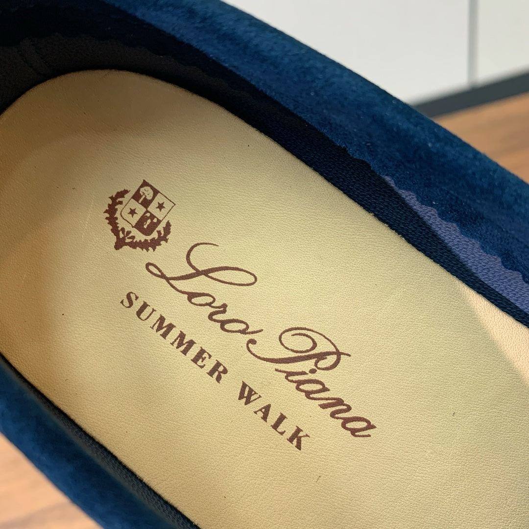 Loro Piana Glossy Cashmere Loafers