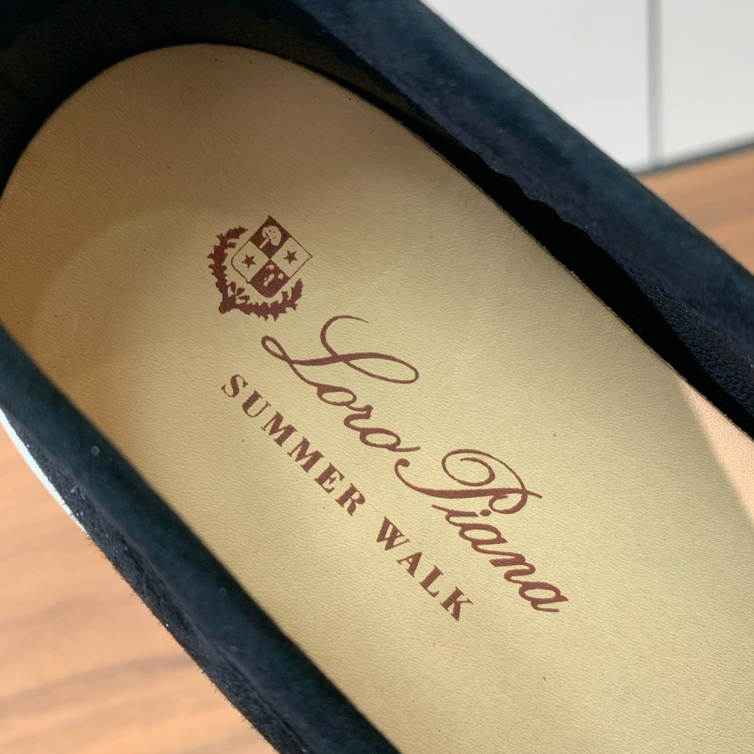 Loro Piana Glossy Cashmere Loafers