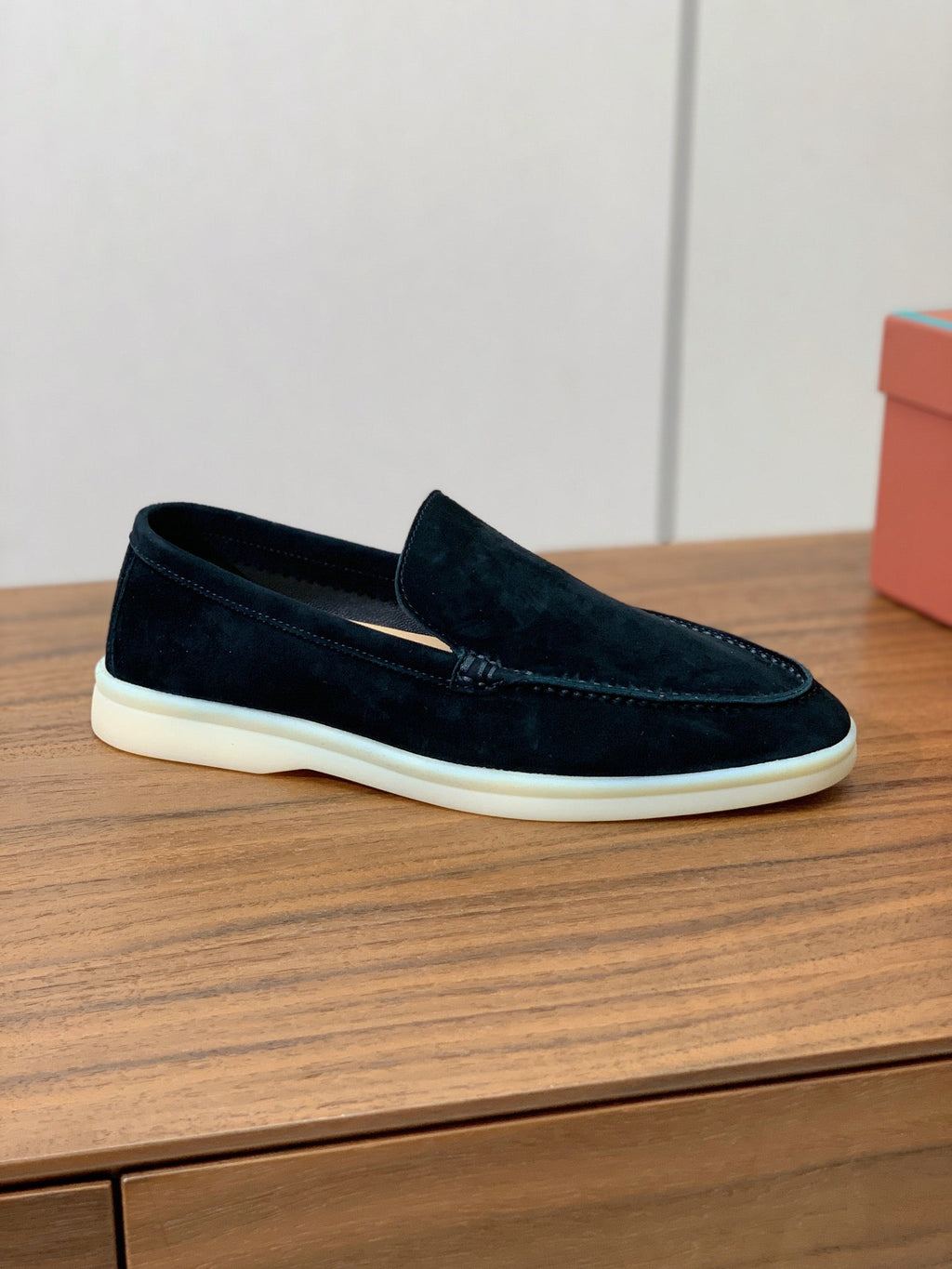 Loro Piana Glossy Cashmere Loafers