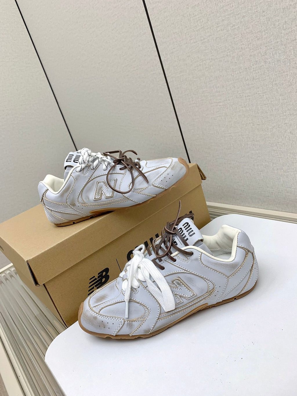 Miu Miu x New Balance Collaboration Runway Sneakers – 2024