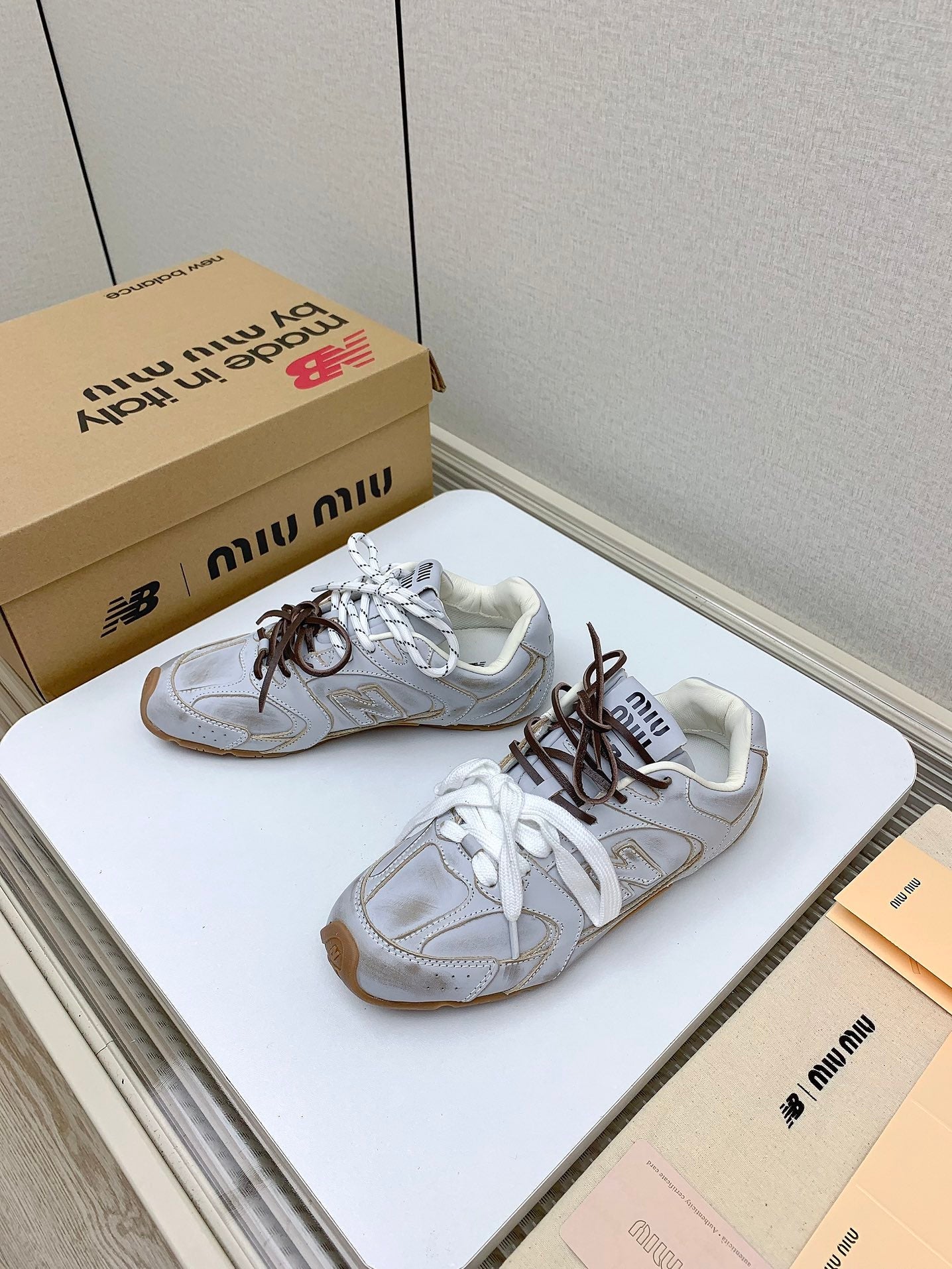 Miu Miu x New Balance Collaboration Runway Sneakers – 2024