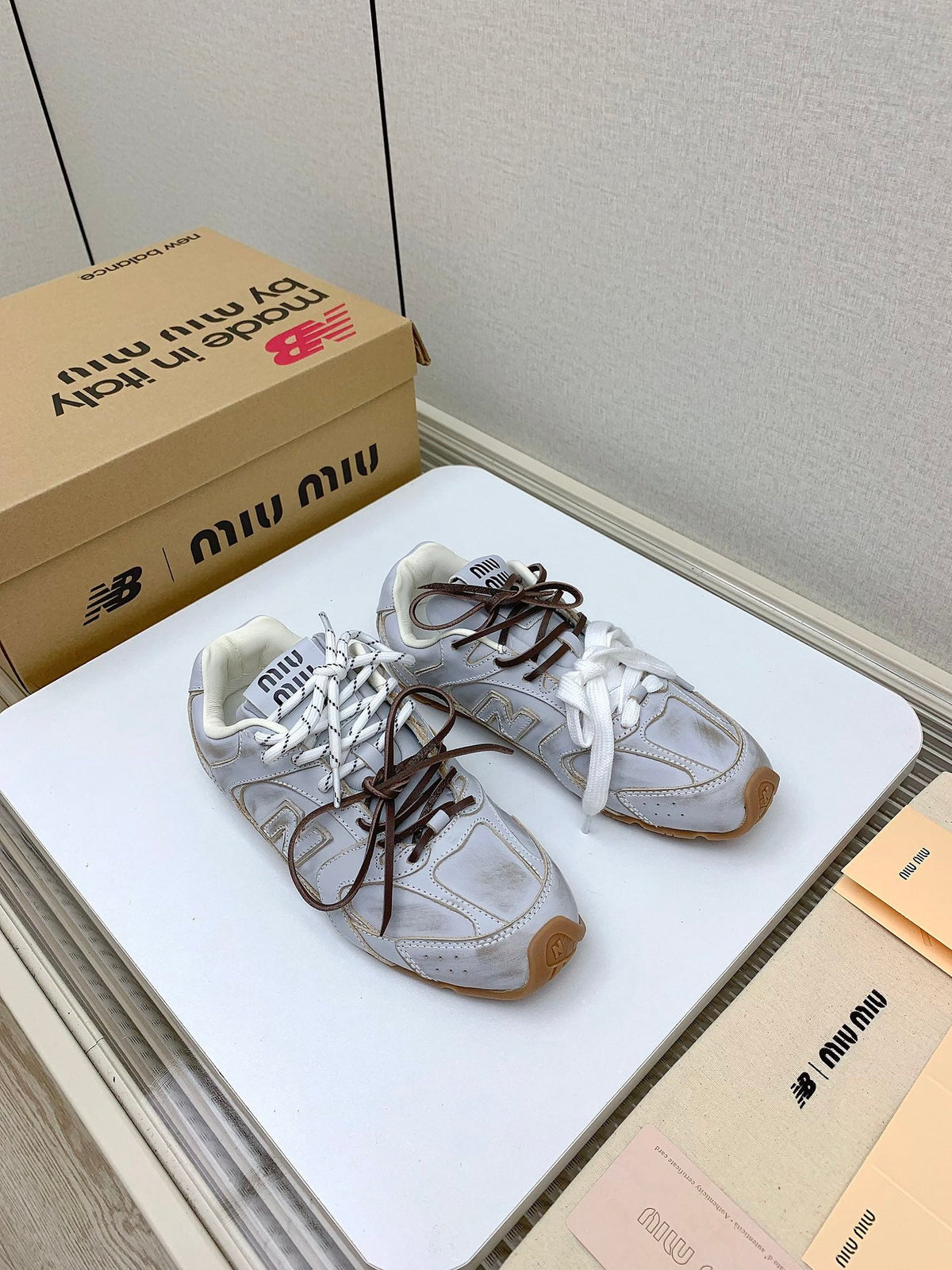 Miu Miu x New Balance Collaboration Runway Sneakers – 2024