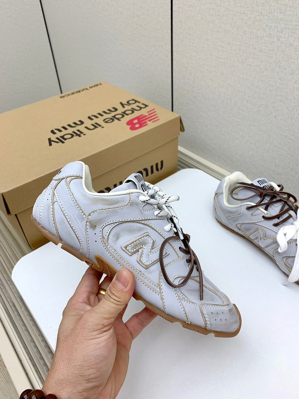 Miu Miu x New Balance Collaboration Runway Sneakers – 2024