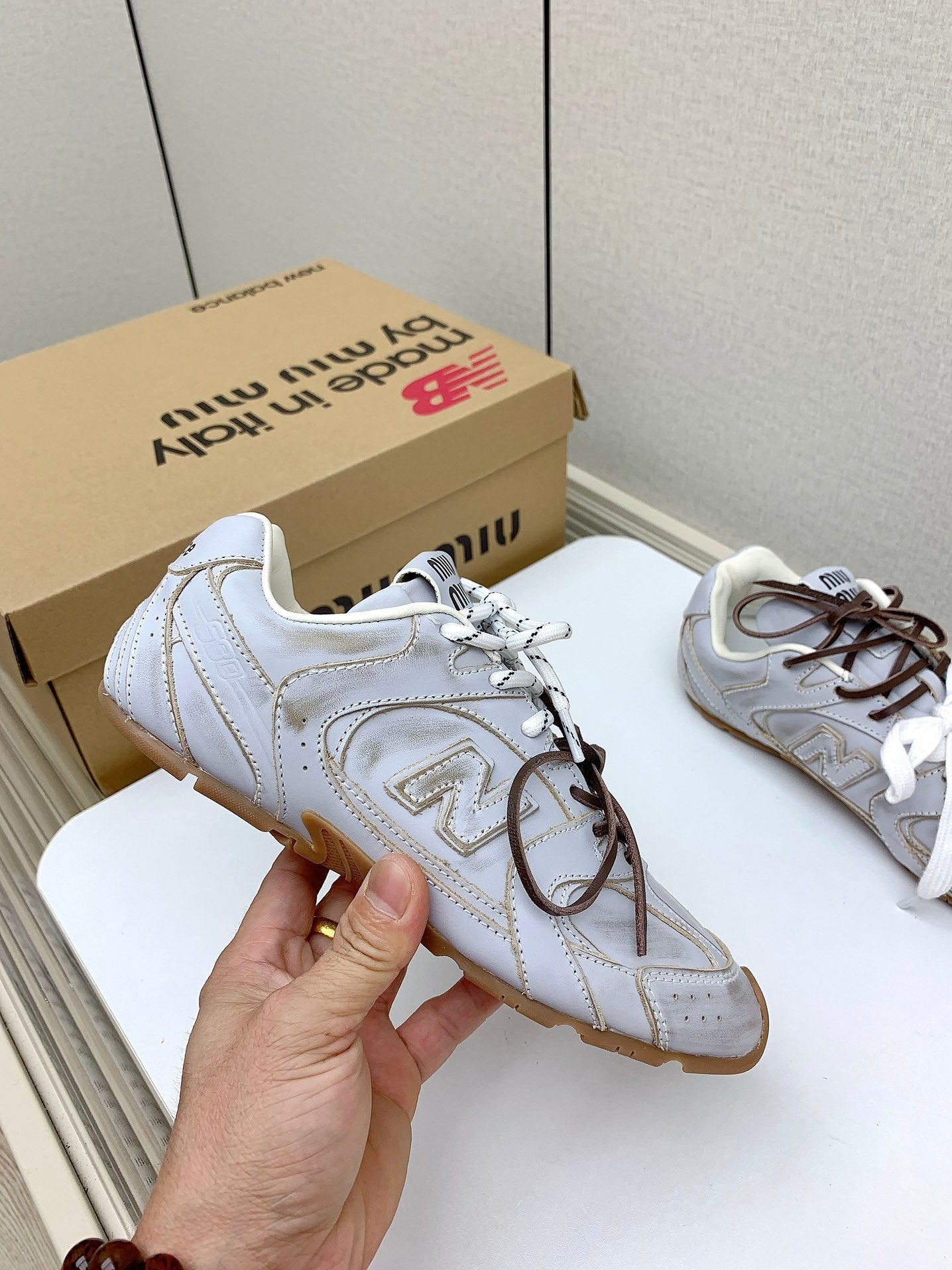 Miu Miu x New Balance Collaboration Runway Sneakers – 2024