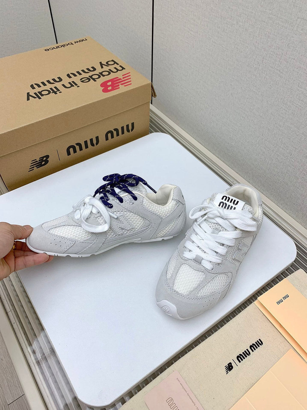 Miu Miu x New Balance Collaboration Runway Sneakers – 2024