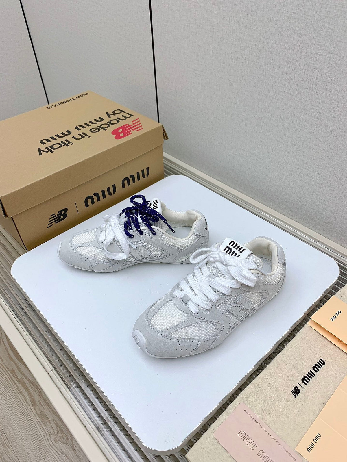 Miu Miu x New Balance Collaboration Runway Sneakers – 2024