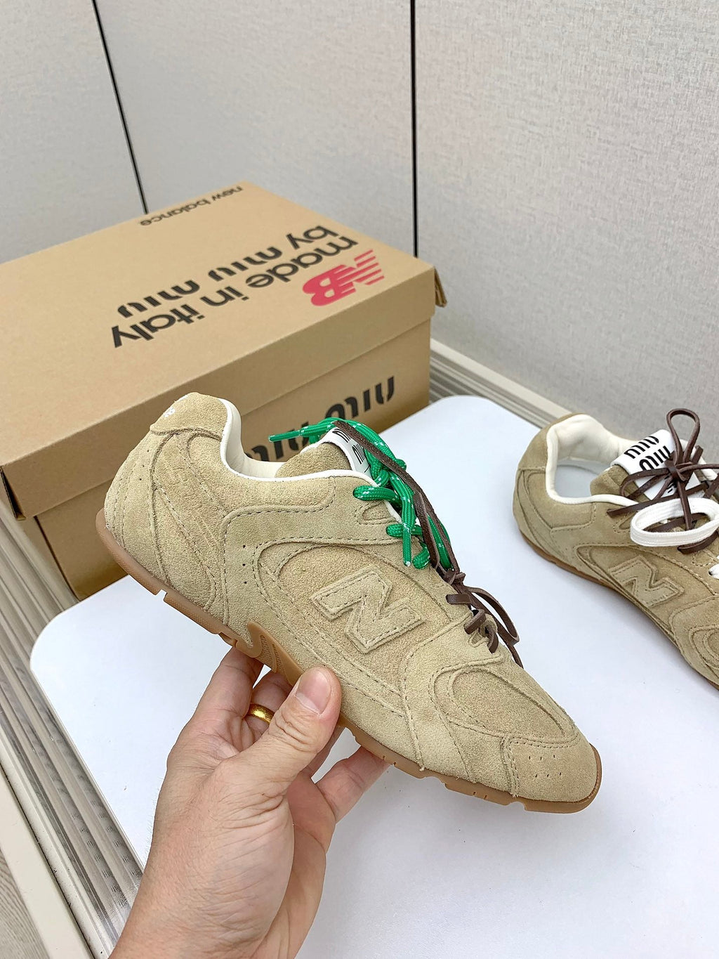Miu Miu x New Balance Collaboration Runway Sneakers – 2024