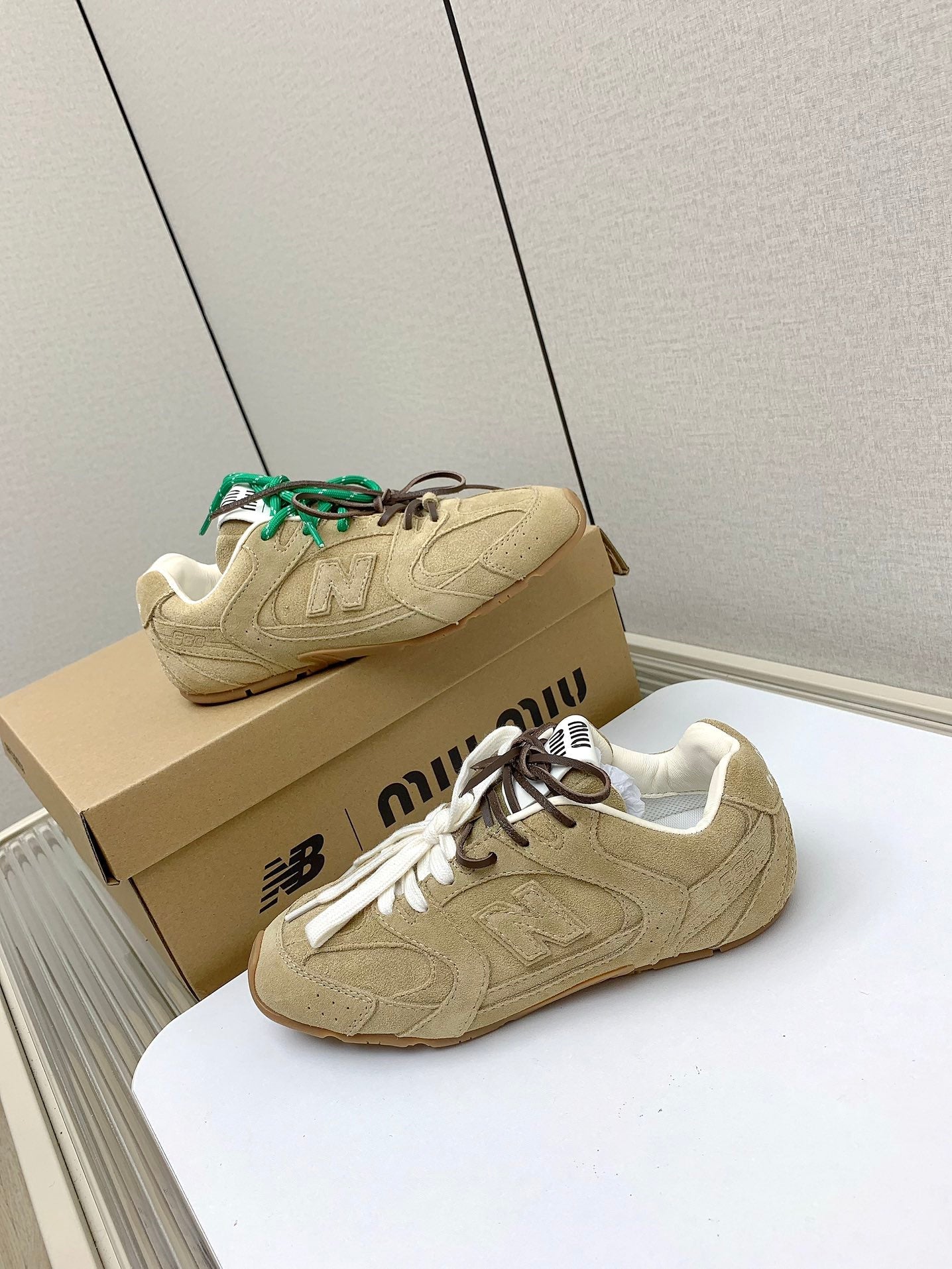 Miu Miu x New Balance Collaboration Runway Sneakers – 2024