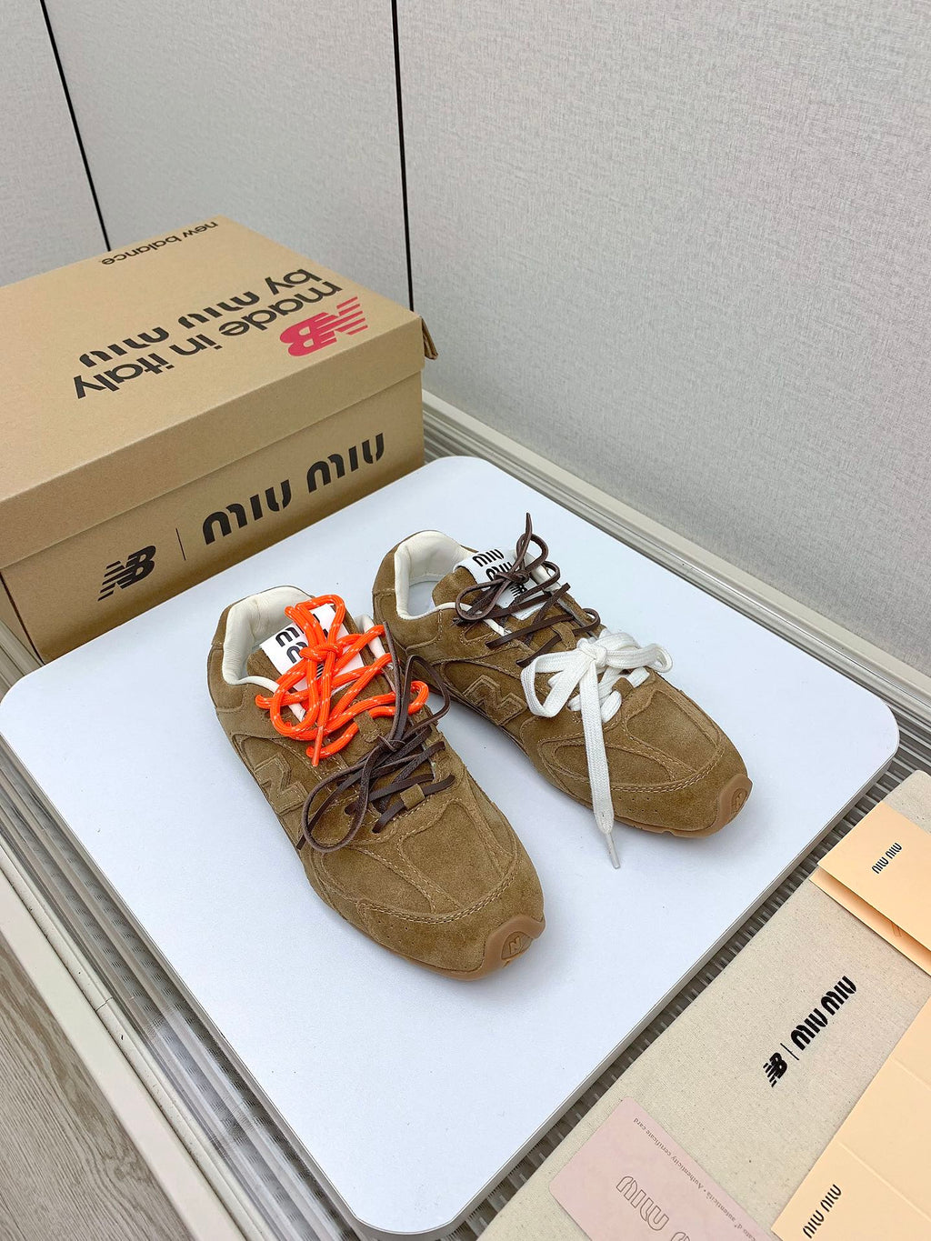 Miu Miu x New Balance Collaboration Runway Sneakers – 2024