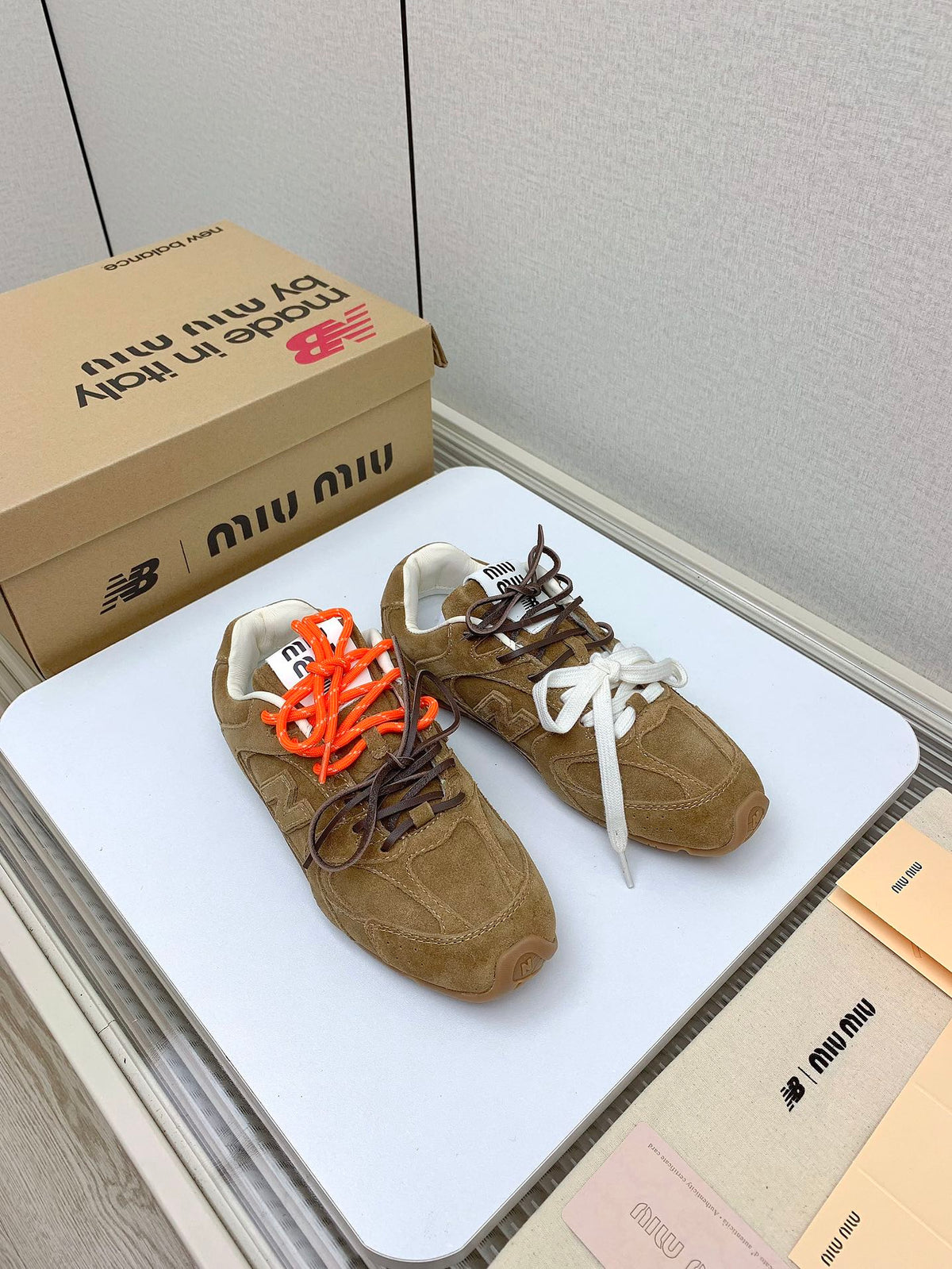 Miu Miu x New Balance Collaboration Runway Sneakers – 2024