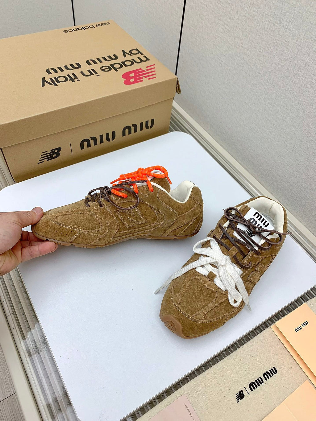 Miu Miu x New Balance Collaboration Runway Sneakers – 2024