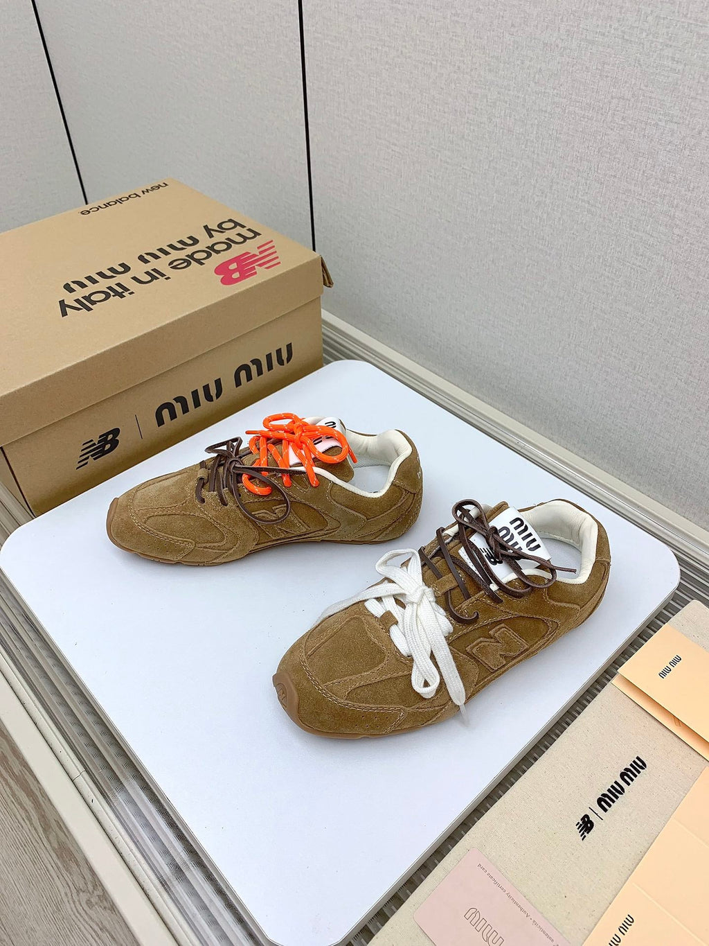 Miu Miu x New Balance Collaboration Runway Sneakers – 2024