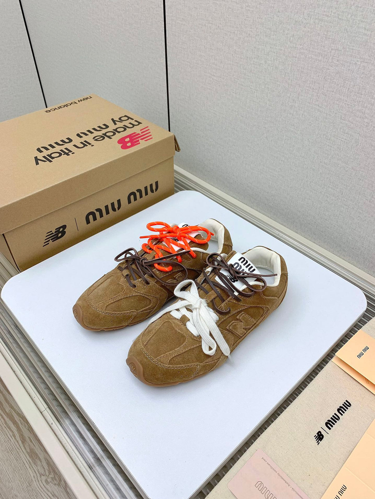 Miu Miu x New Balance Collaboration Runway Sneakers – 2024