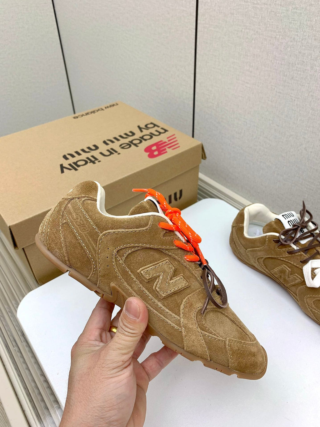 Miu Miu x New Balance Collaboration Runway Sneakers – 2024