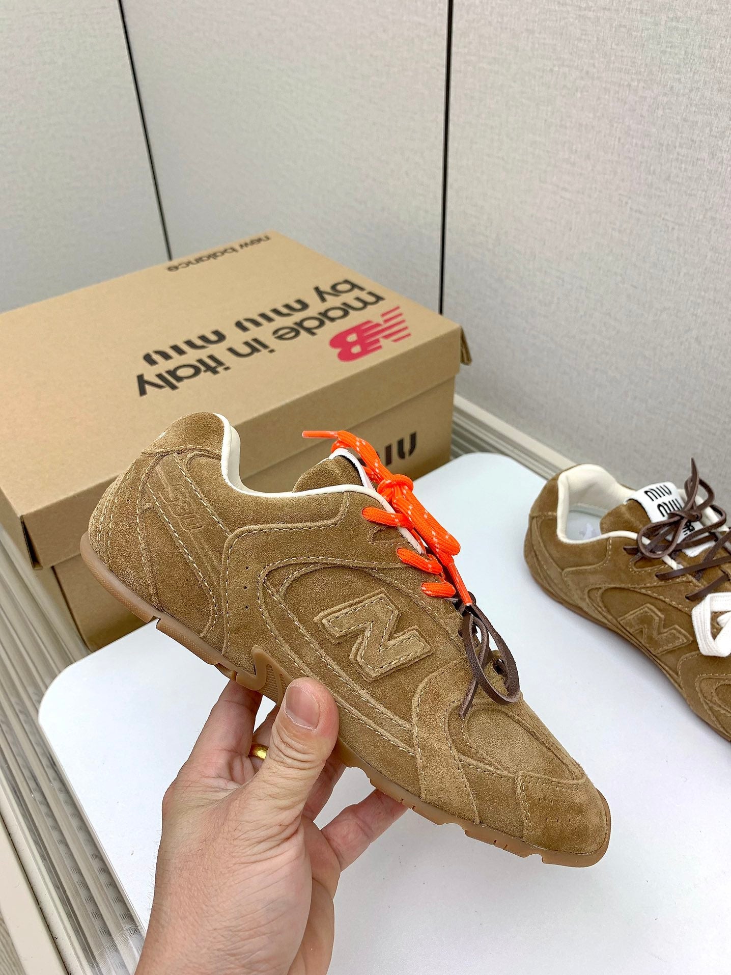 Miu Miu x New Balance Collaboration Runway Sneakers – 2024