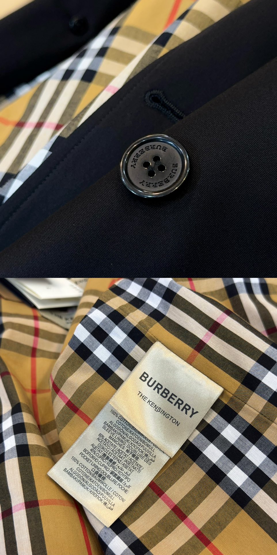 Burberry Kensington Heritage Short Trench Coat