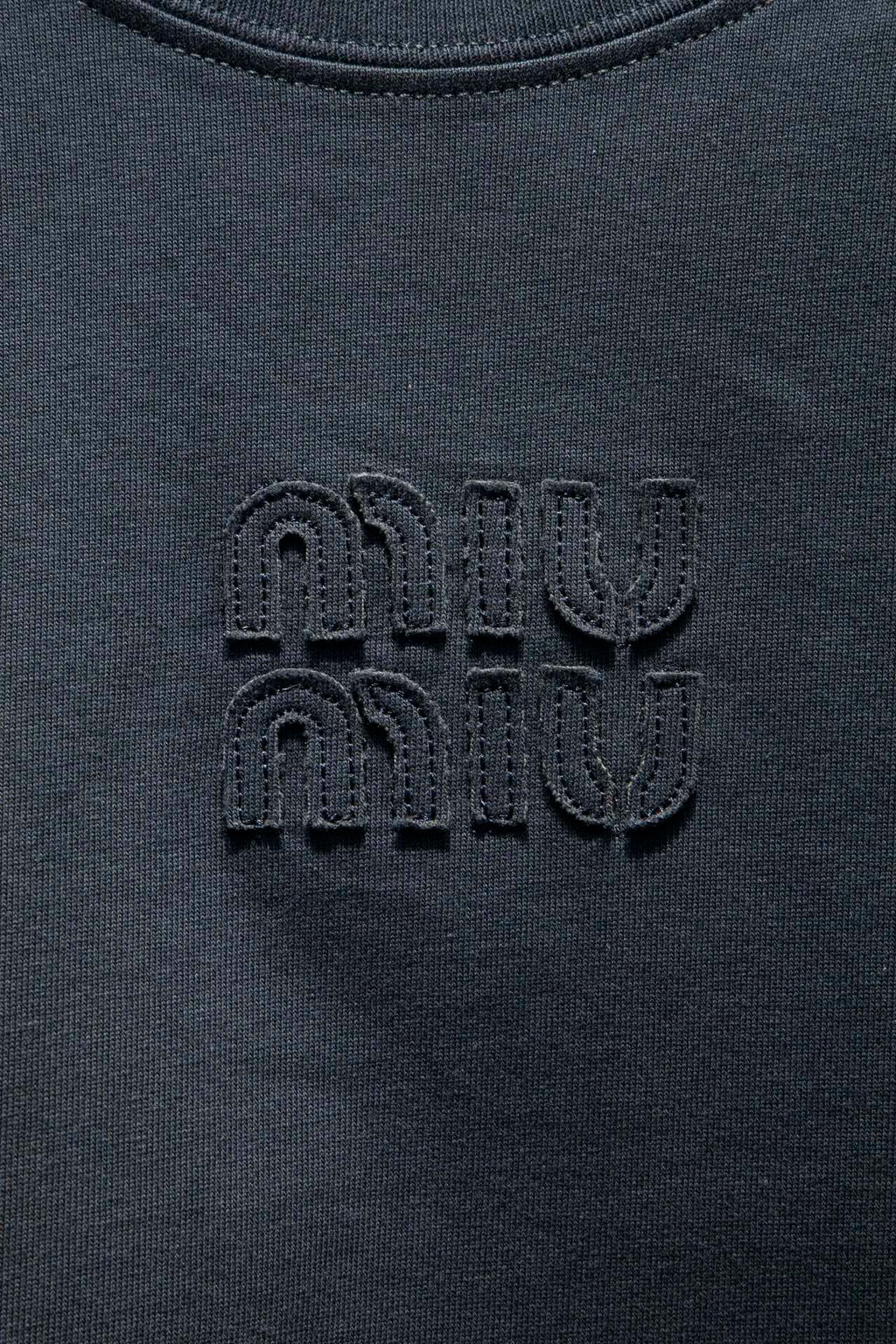 Miu Miu Embroidered Oversize Sweatshirt