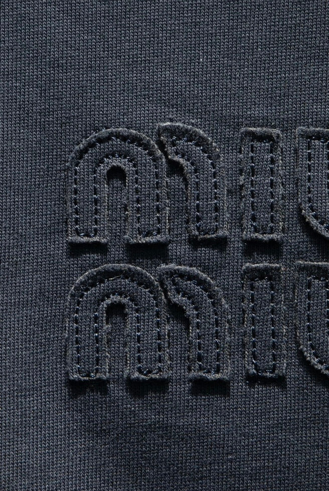 Miu Miu Embroidered Oversize Sweatshirt
