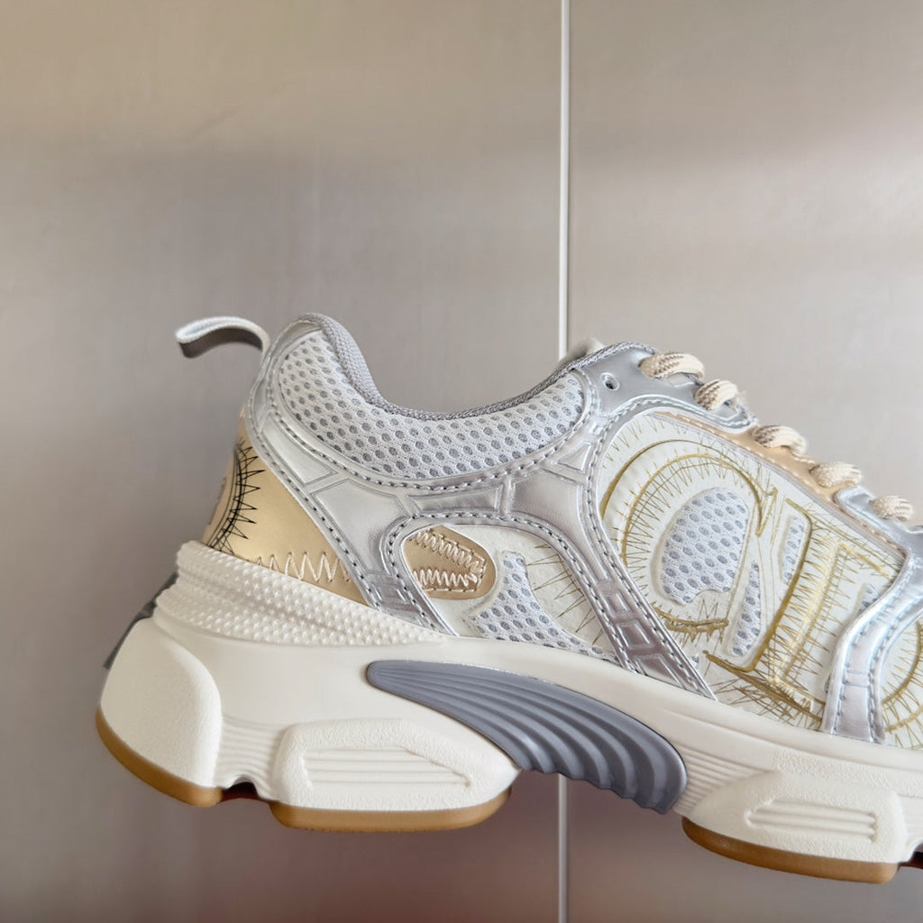 Dior Chrono Mesh and Leather Sneakers – 2024 Fall Collection