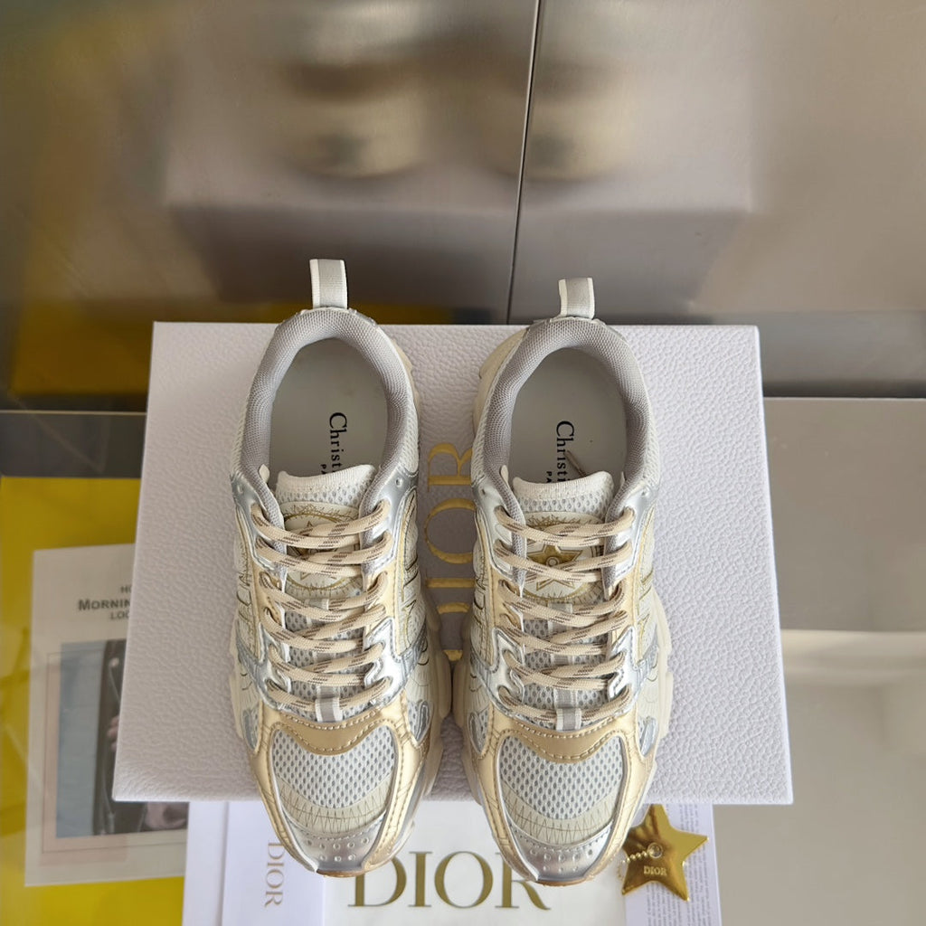 Dior Chrono Mesh and Leather Sneakers – 2024 Fall Collection