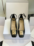 Dior MISS DIOR Chunky Heel Mary Jane Flats – 24SS