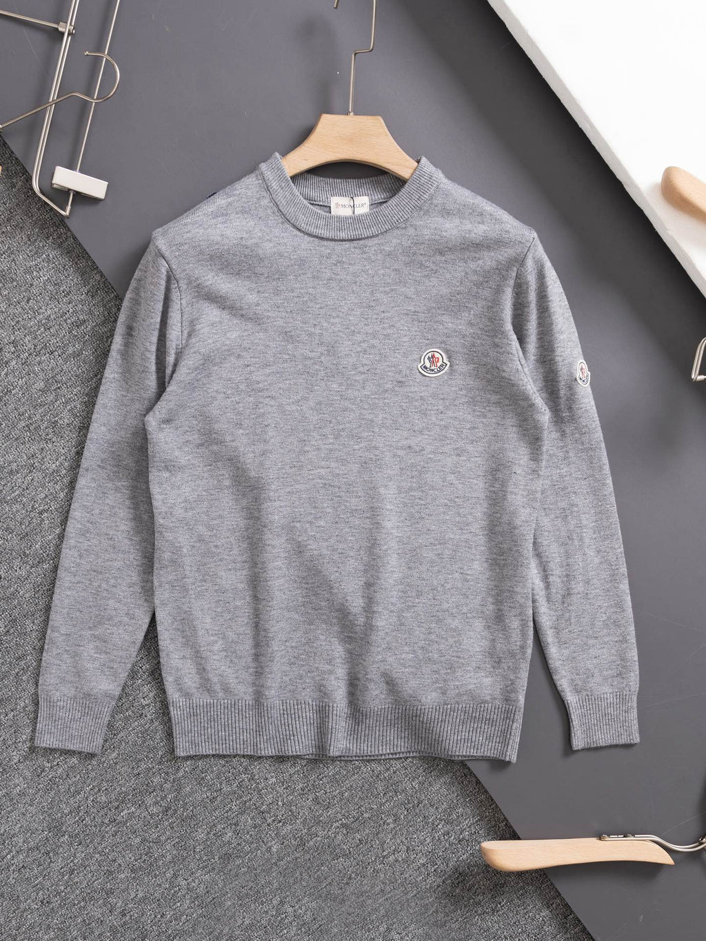 Moncler Round Neck Knit Sweater – 2024 Collection