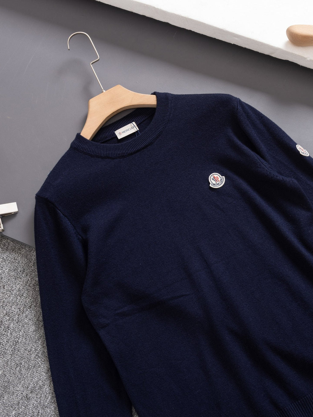 Moncler Round Neck Knit Sweater – 2024 Collection