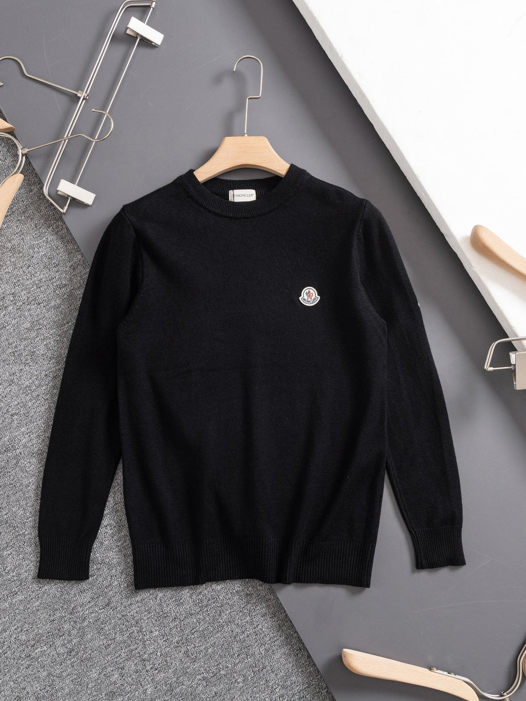 Moncler Round Neck Knit Sweater – 2024 Collection