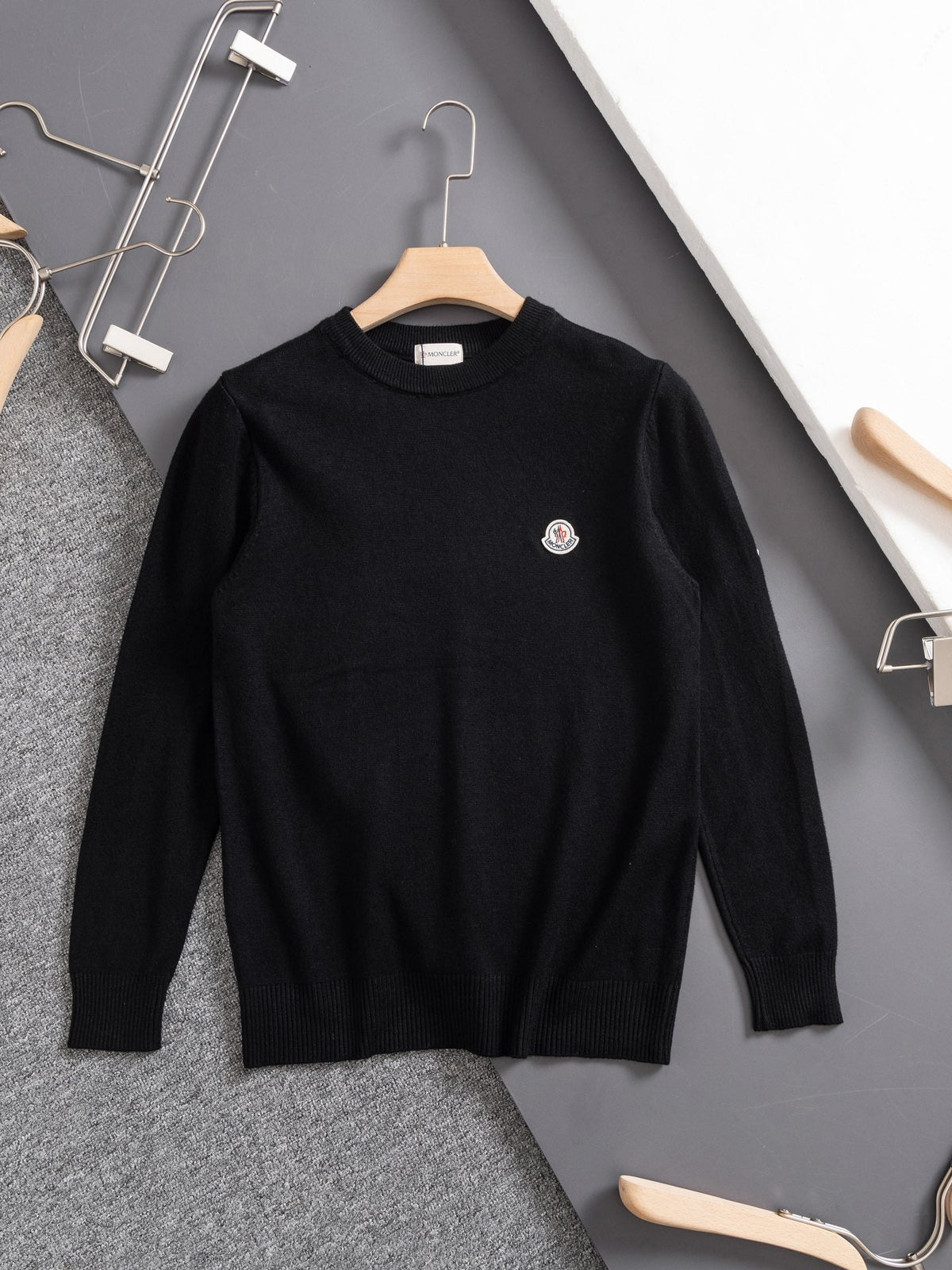 Moncler Round Neck Knit Sweater – 2024 Collection