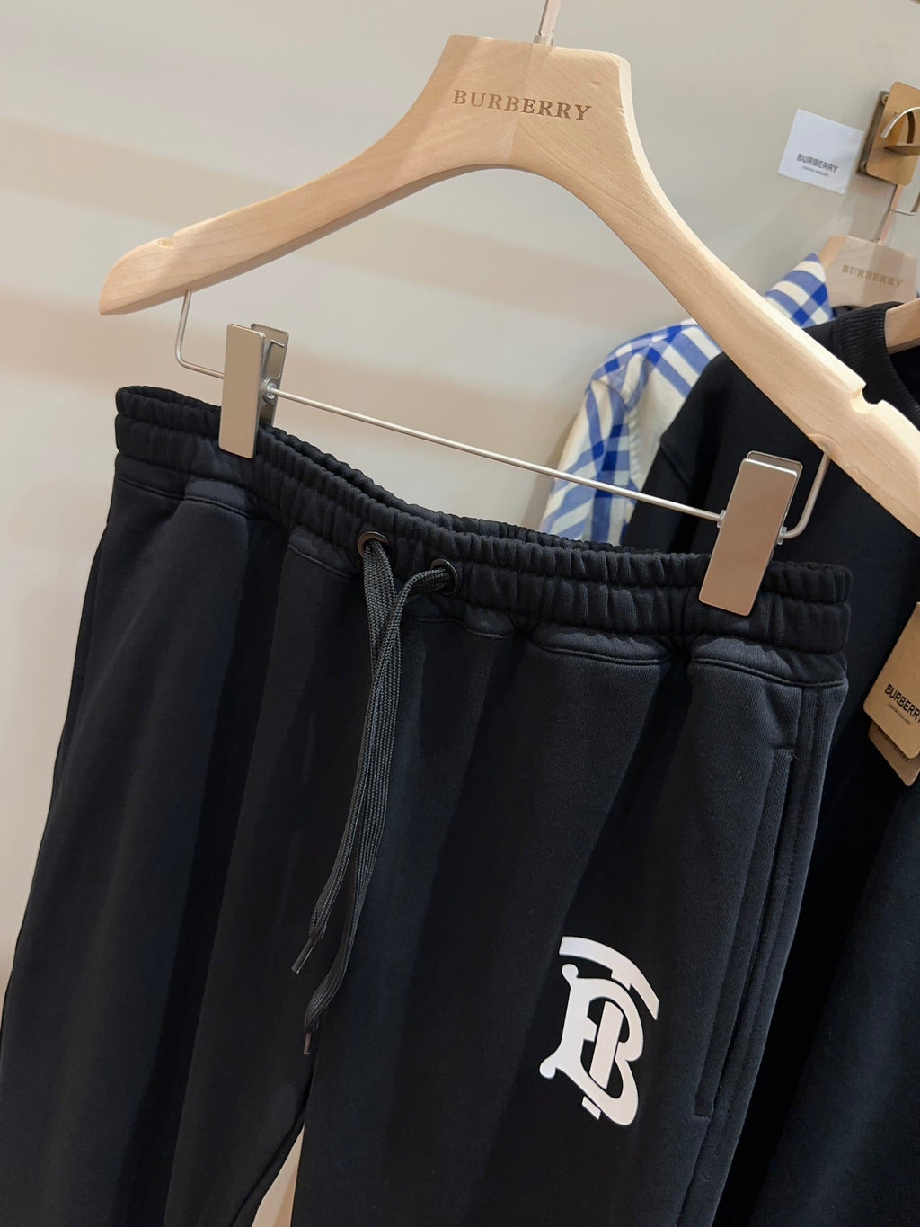 Burberry TB Monogram Cotton Sweatpants