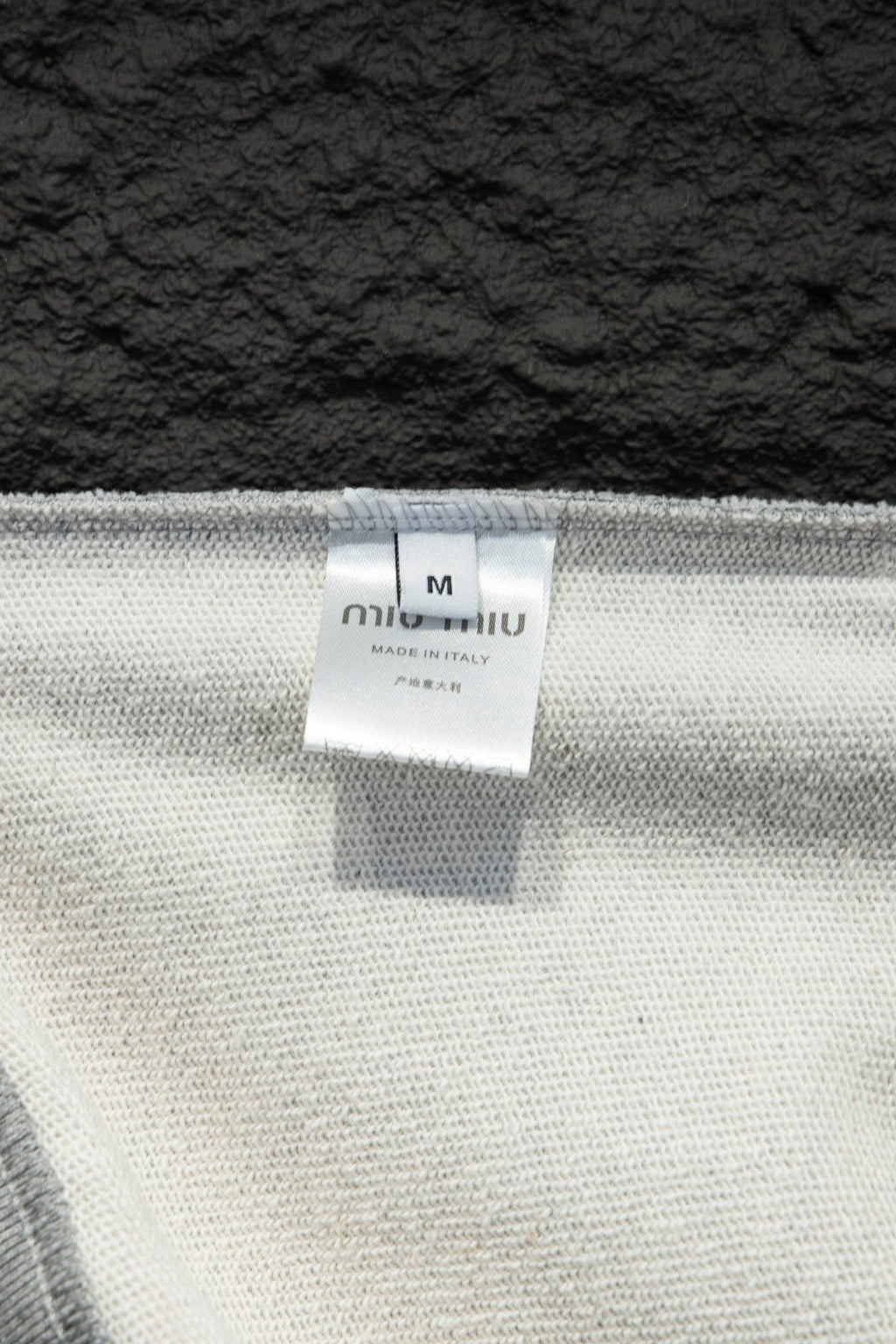 Miu Miu Embroidered Oversize Cotton Sweatshirt