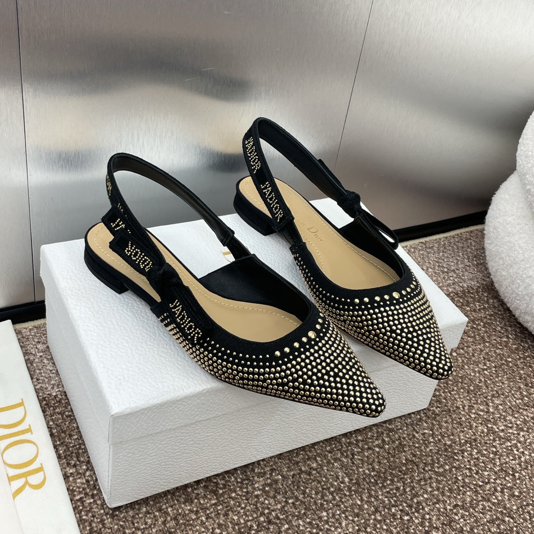 Dior J'Adior Rivet Heeled Sandals – 2024SS
