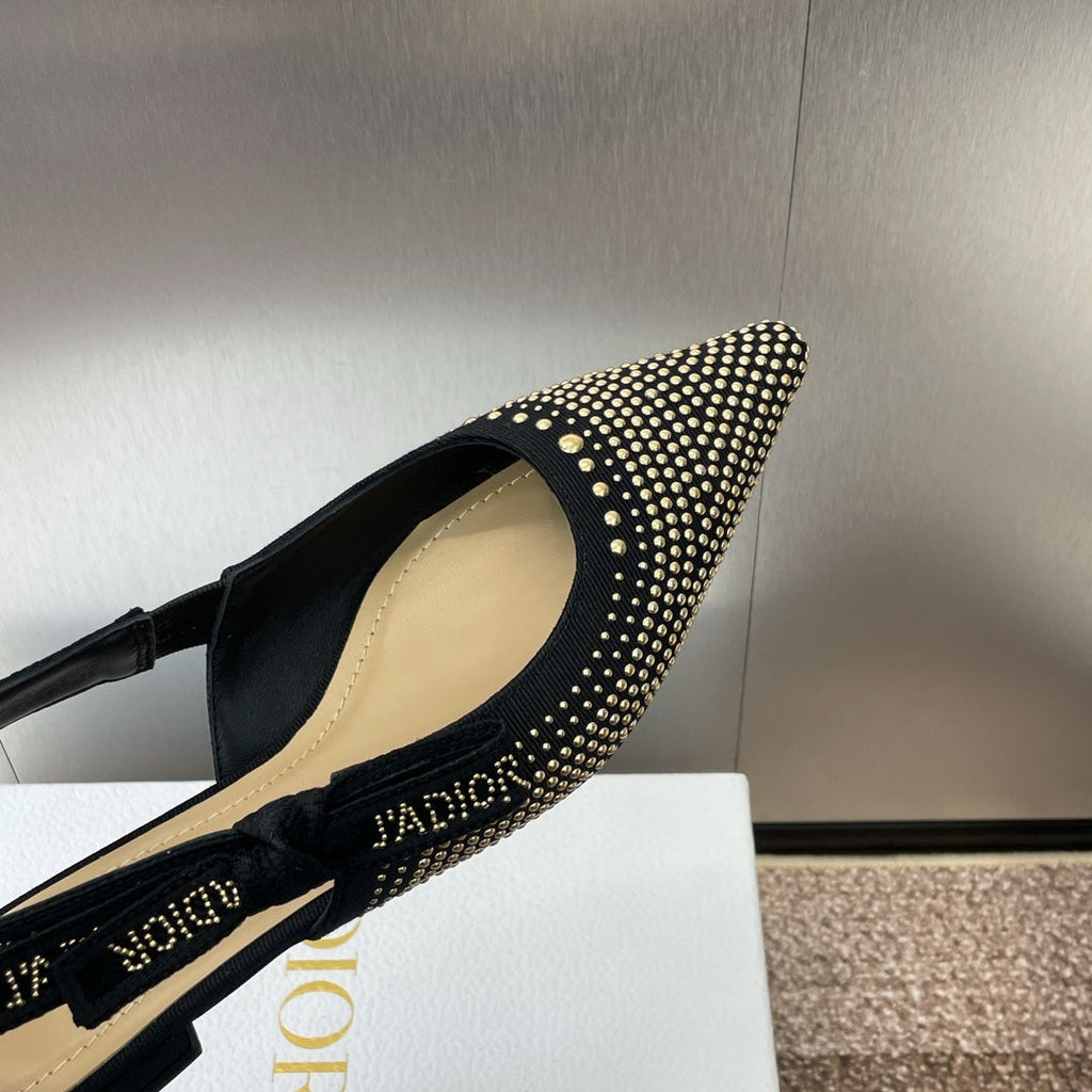 Dior J'Adior Rivet Heeled Sandals – 2024SS