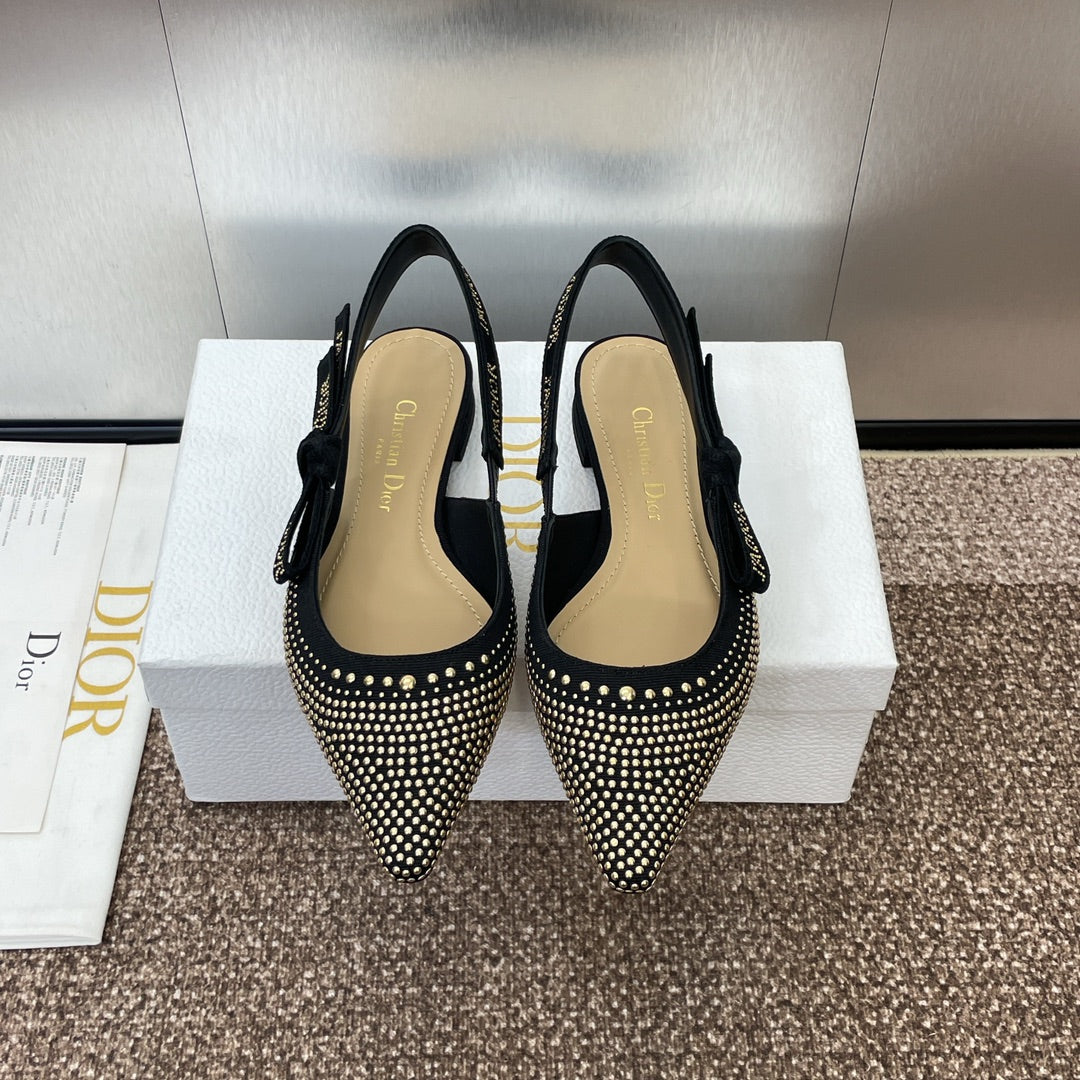 Dior J'Adior Rivet Heeled Sandals – 2024SS