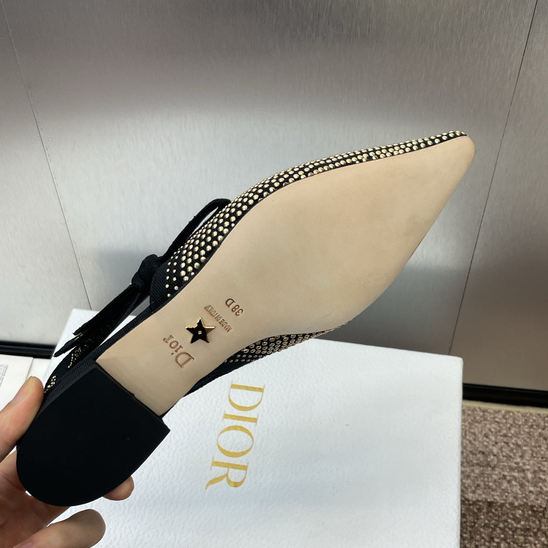 Dior J'Adior Rivet Heeled Sandals – 2024SS