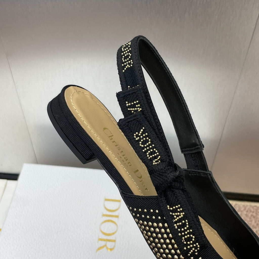 Dior J'Adior Rivet Heeled Sandals – 2024SS