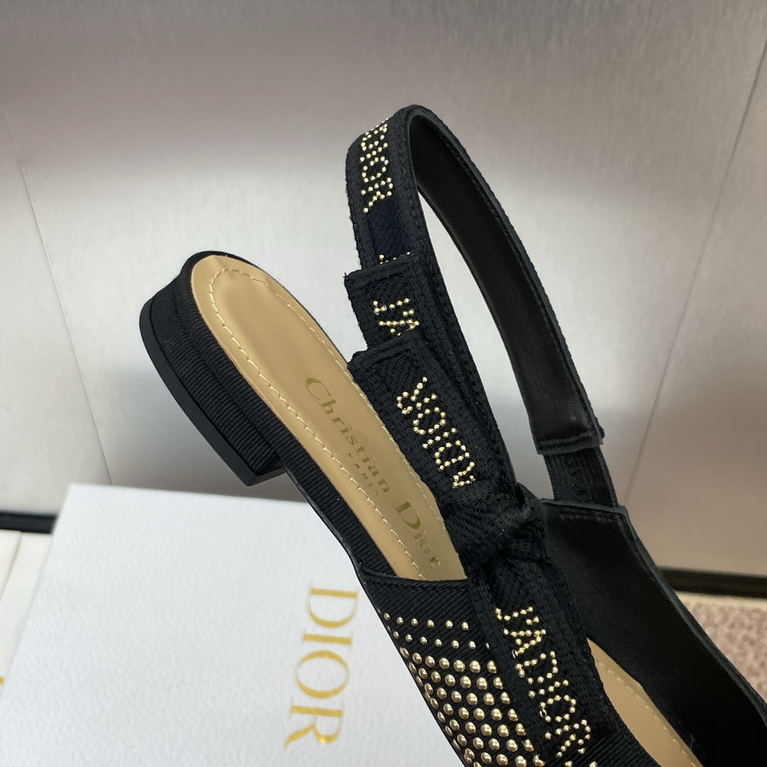 Dior J'Adior Rivet Heeled Sandals – 2024SS
