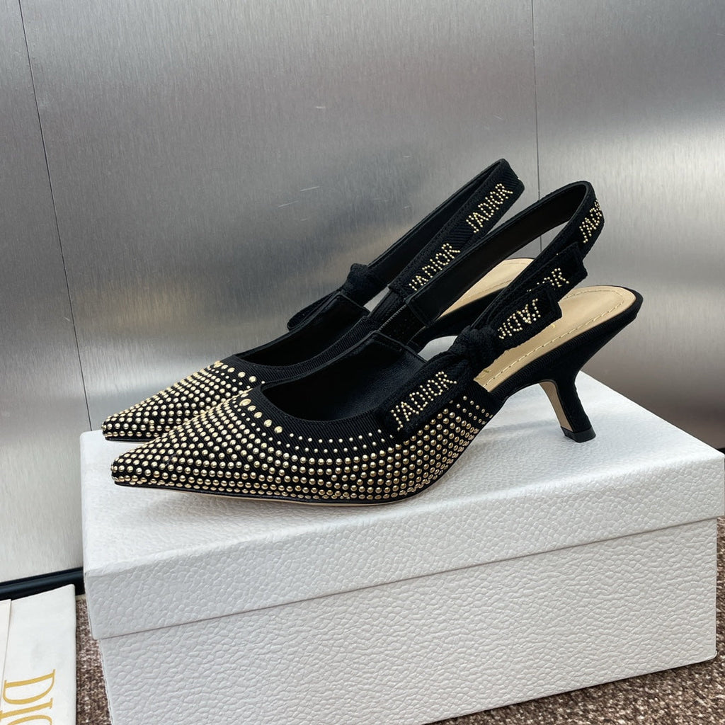 Dior J'Adior Rivet Heeled Sandals – 2024SS