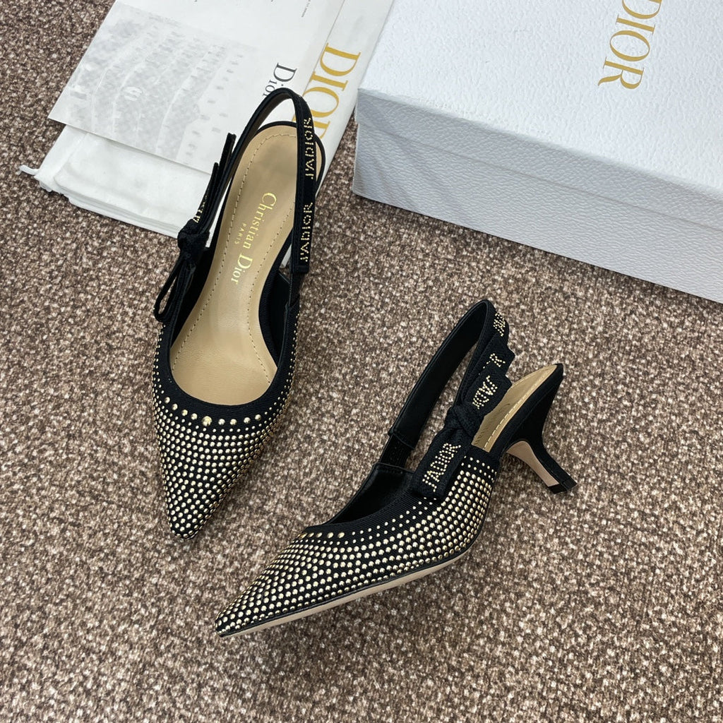Dior J'Adior Rivet Heeled Sandals – 2024SS