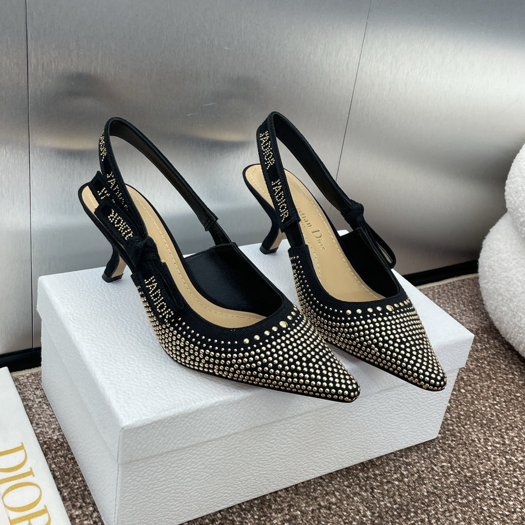 Dior J'Adior Rivet Heeled Sandals – 2024SS