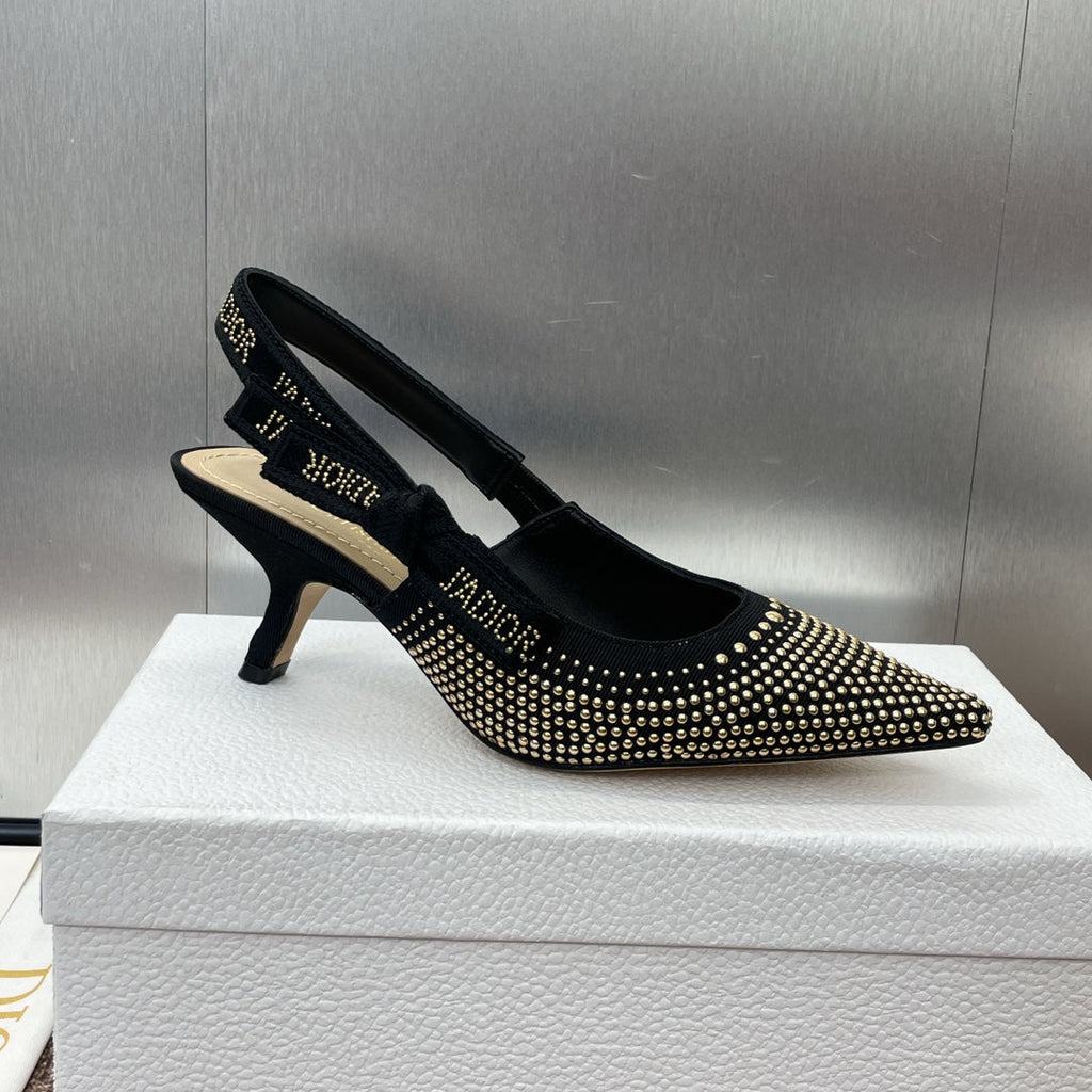 Dior J'Adior Rivet Heeled Sandals – 2024SS