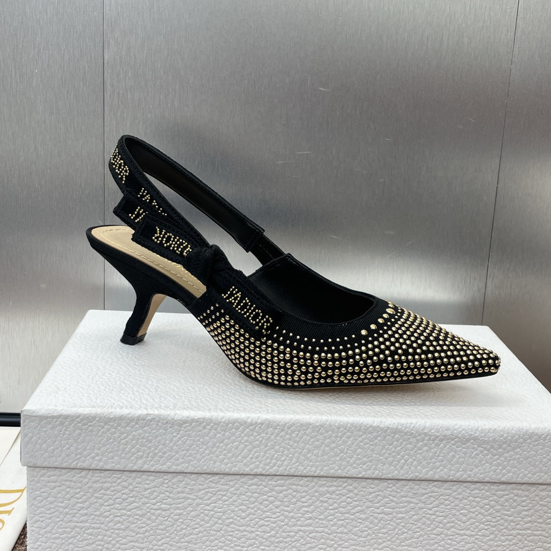 Dior J'Adior Rivet Heeled Sandals – 2024SS