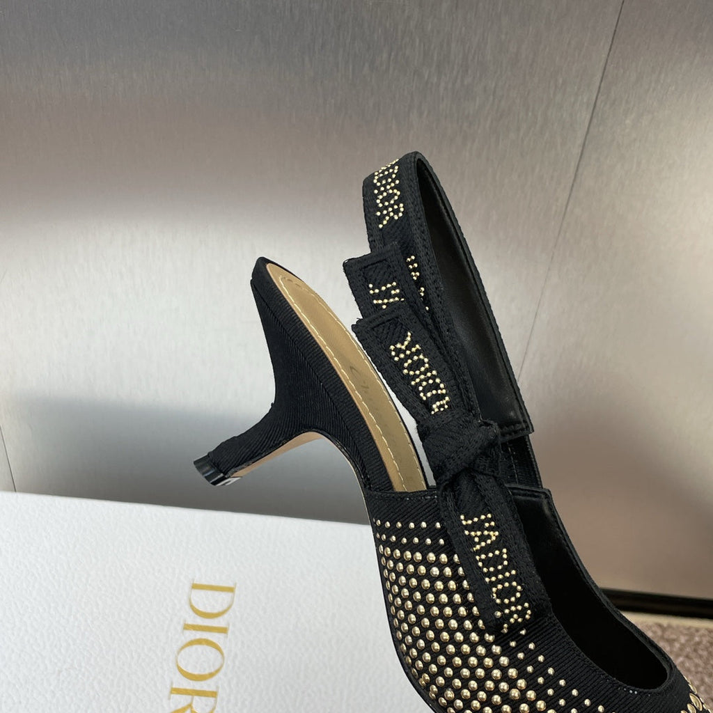 Dior J'Adior Rivet Heeled Sandals – 2024SS