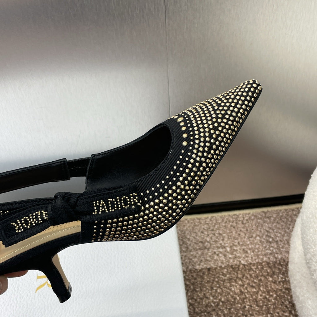 Dior J'Adior Rivet Heeled Sandals – 2024SS
