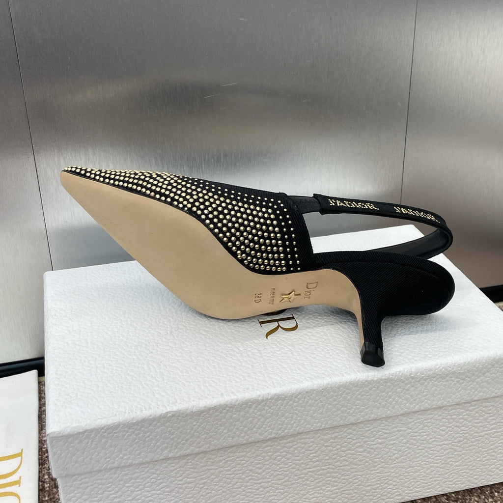 Dior J'Adior Rivet Heeled Sandals – 2024SS