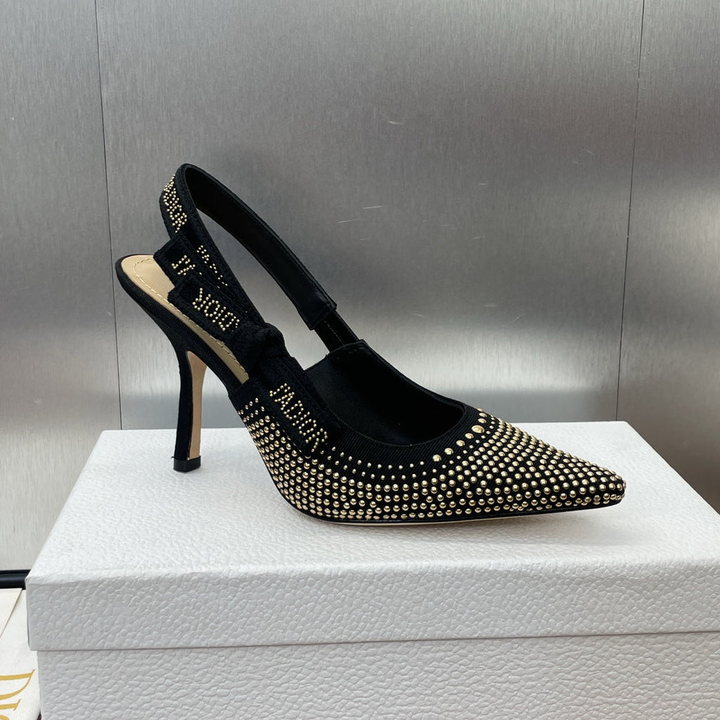 Dior J'Adior Rivet Heeled Sandals – 2024SS