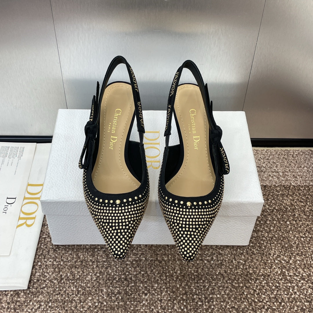 Dior J'Adior Rivet Heeled Sandals – 2024SS